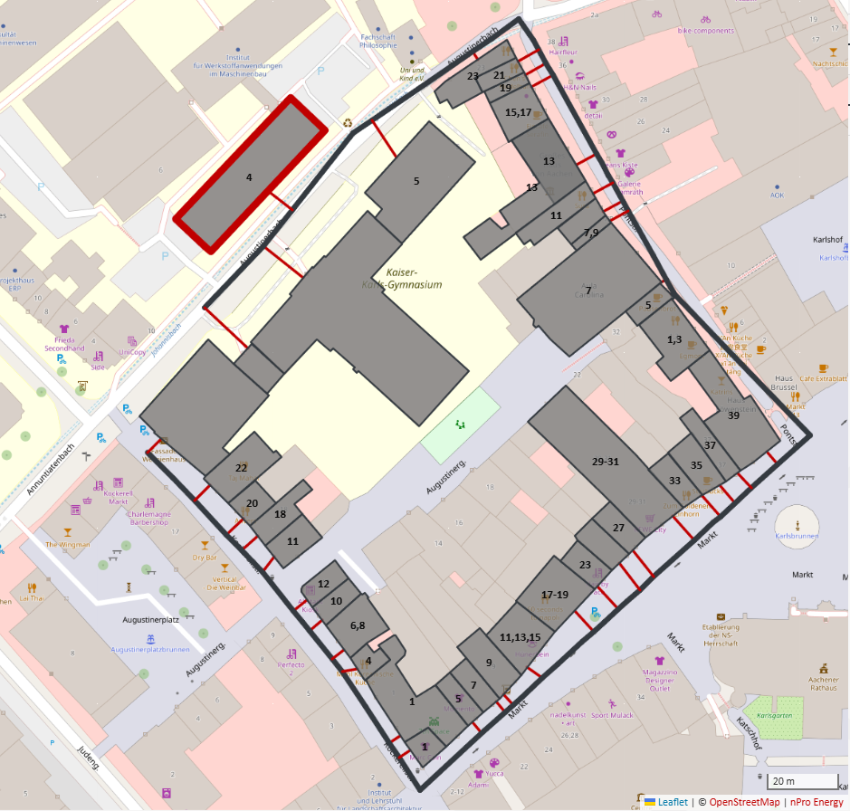 District with low-temperature district heating